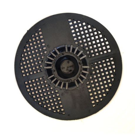 KAVE outdoor black hanging plastic planter pot base with grid design for drainage