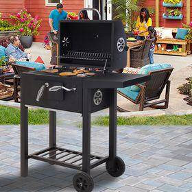 Portable Charcoal BBQ Grill – Adjustable Height, Thermometer & Warming Rack 202202040127bq-grill-perfect-dealz-28954086375607 KAVE