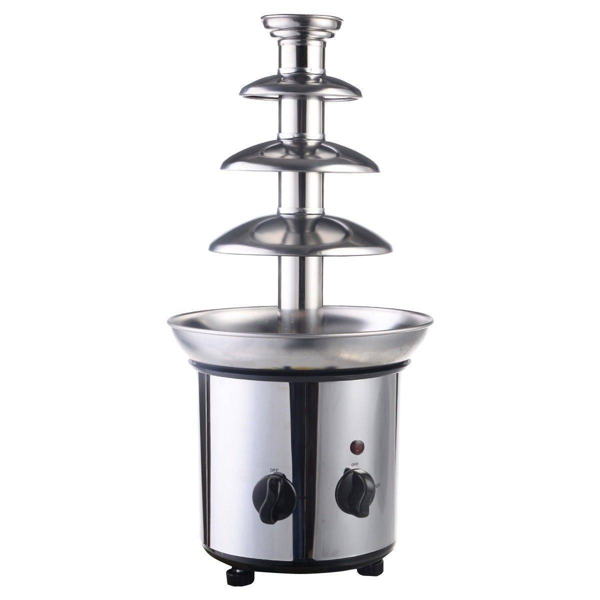 Stainless Steel Chocolate Fondue Fountain – 4-Tier, 180W 202202082045home-living-stainless-steel-chocolate-fondue-fountain-perfect-dealz-3838782013474 KAVE