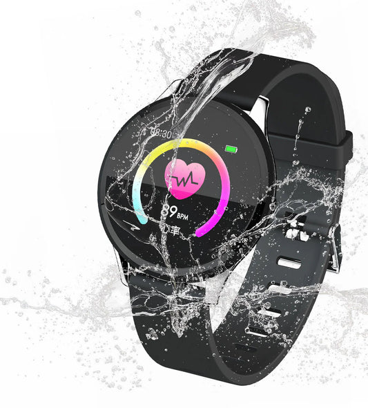 GADGETGYZ single touch activity smartwatch with heart rate monitor and waterproof design
