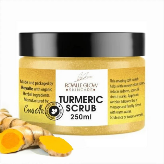 Royalle Glow Turmeric Scrub 250ml – Brightening Exfoliator for Dark Spots, Acne & Glowing Skin xr6h6ktq ROYALLEGLOWSKINCARE